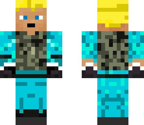 the cyan soldier