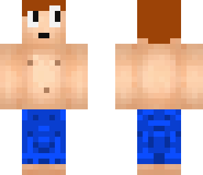 shirtless man