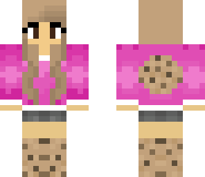 pink cookie monster girl