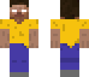 herobrine with a butter shirt
