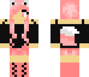 pink fox girl 