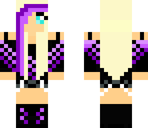 purple girl neon collection