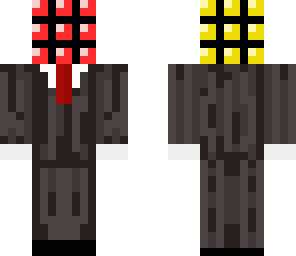 rubik cube with slenderman suit