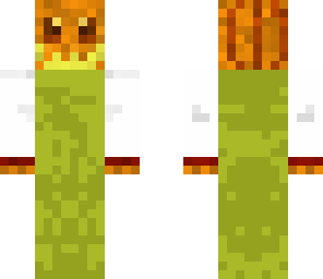 green pants