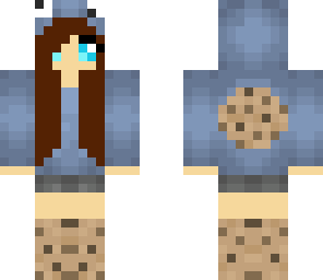 cookie monster for girl skin