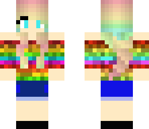 rainbow girl