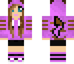 purple pikachu girl