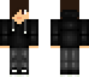 black hoodie