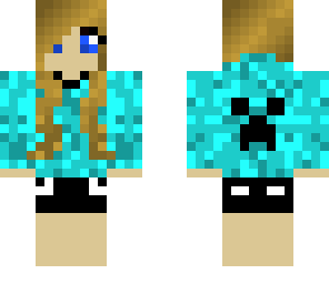 blue creeper girl