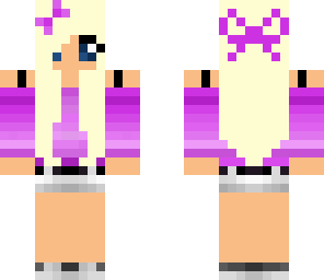 cute purple girl