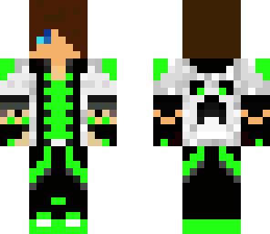 white  green creeper hoodie no  hood update