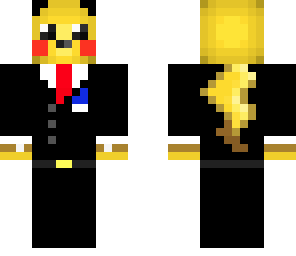 pika in suit
