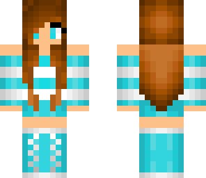 blue dj girl