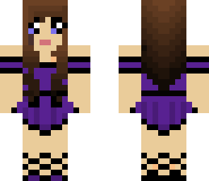 cute purple girl