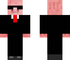 pig in red tie 2