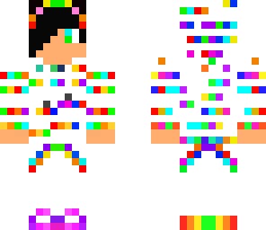 white rainbow tiger edit
