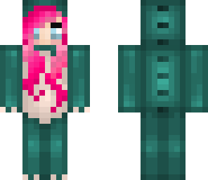 dino with pink hair