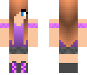 purple cute girl edit