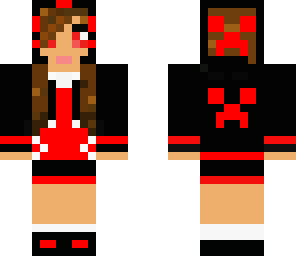 creeper hoodie female