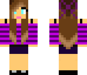 cute purple girl 3