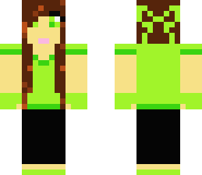 lime like green lady