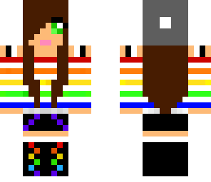 rainbow girl
