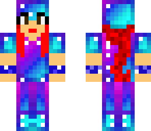girl in colored amer