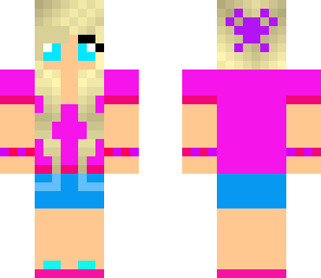 pretty pink blonde girl