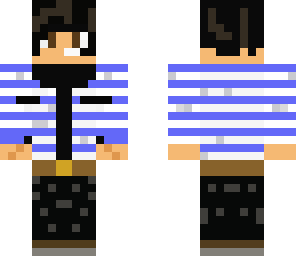 blue shirt black jeans guy 2