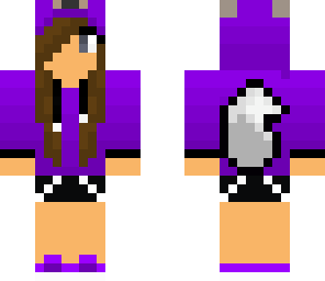 purple wolf girl