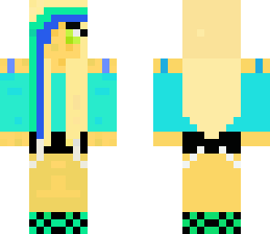 cute blue girl