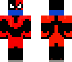 deathstrokel red and blue and black