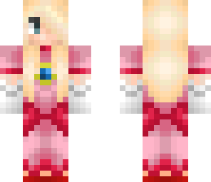 me creeperanimegirl in peach costume
