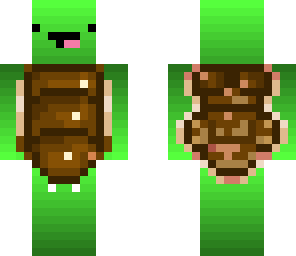 green turtle without crown