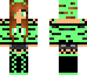green tiger girl