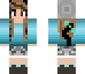 blue girl
