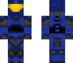 blue powersuit