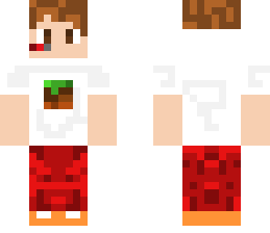 froggypants' skin with hoodie and red pants