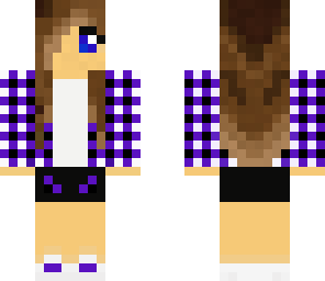 beatiful purple girl