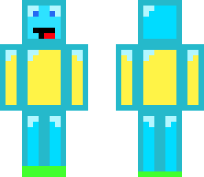 blue and yellow guy