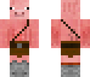 boy pig with six pack