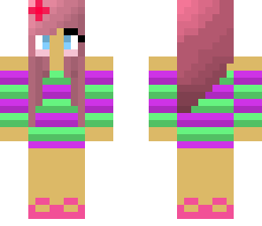 stripy jumper girl