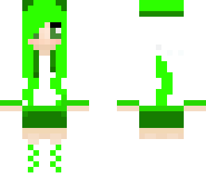 green catty girl