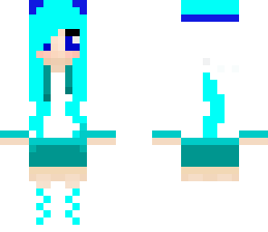 blue catty girl