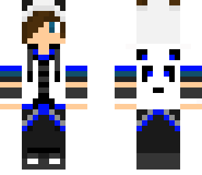 panda boy light blue