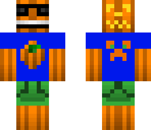 cool pumpkin skin