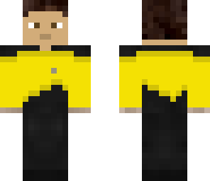 star trek the next generation yellow shirt
