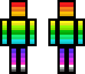 rainbow skin