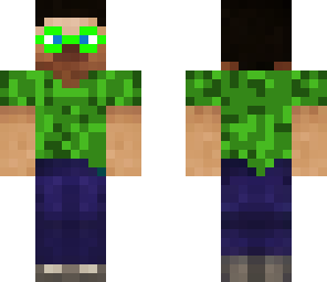 green sun glass green steve
