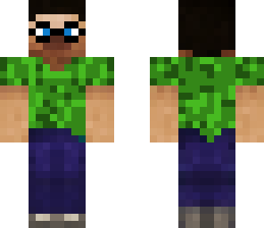 black sun glass green steve